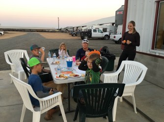 Dinner at the barn